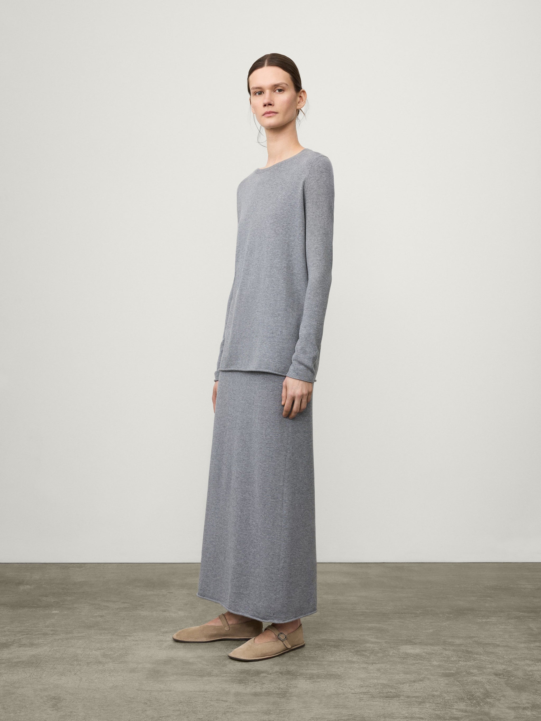 【関税込み】LISA YANG グレー Vivian 長袖トップス The Vivian Top – LISA YANG