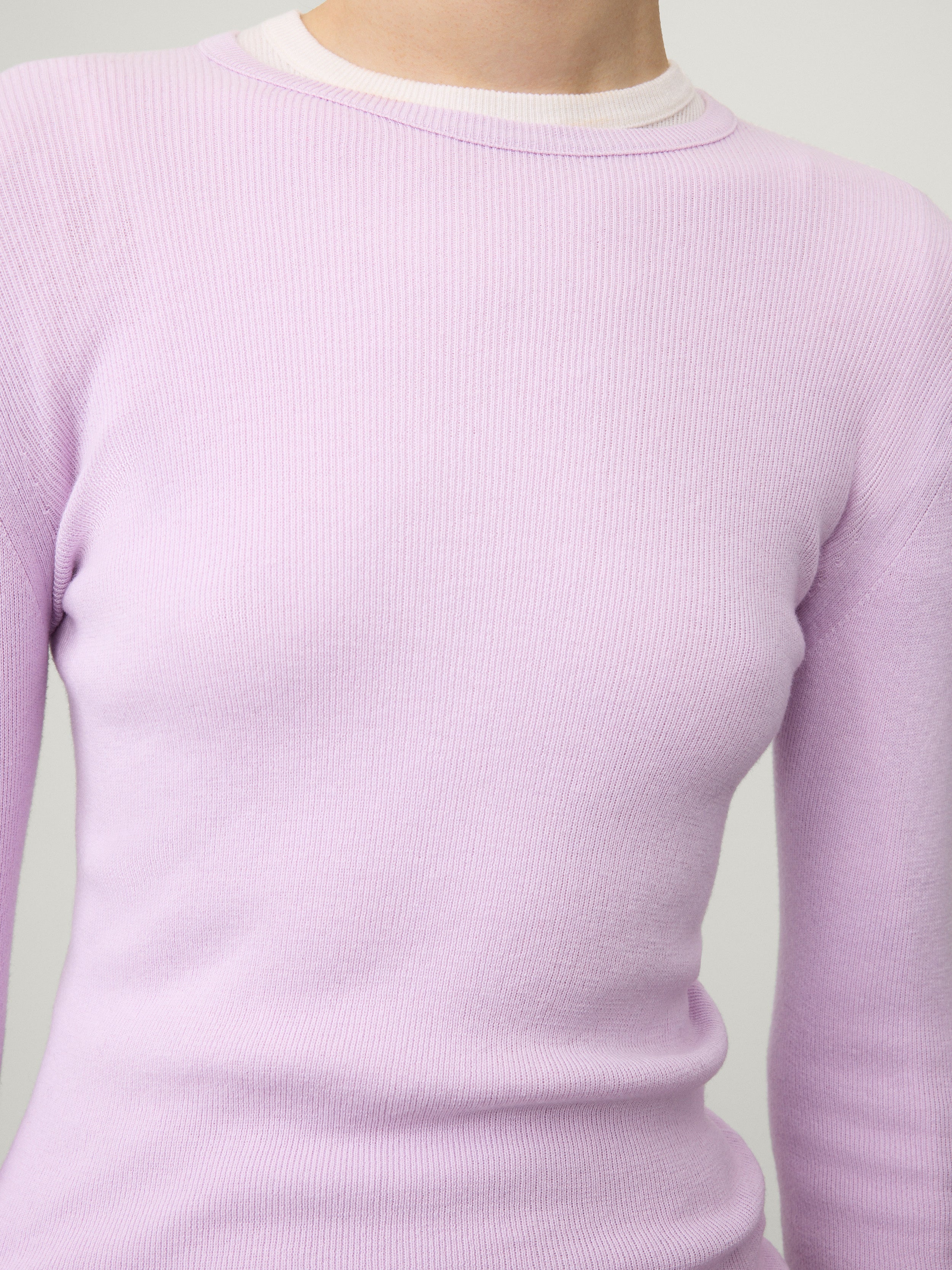『新品未使用』VIVIANO elastic top letteトップス 2025146_Vivian_Long_Sleeved_To