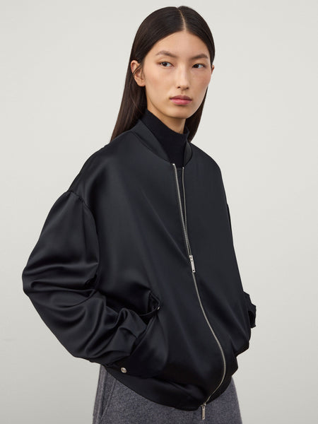 倖田來未　MA-1 BOMBER JACKET Lサイズ　スタジャン 黒 LISAYANG_AW25_CAPSULE_EXTENDED