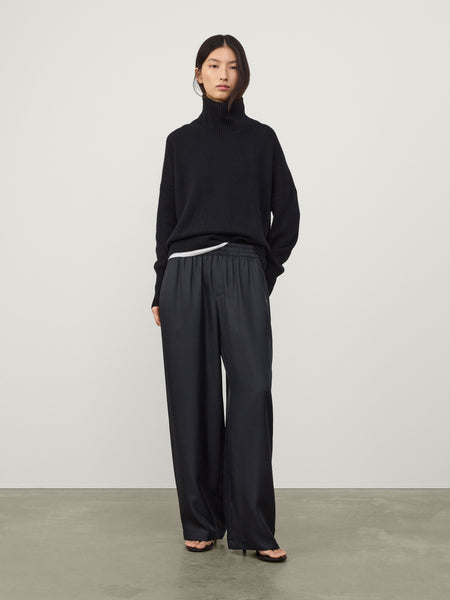 【MODERNIF】Sheer banding wide pants Wide Leg Trousers – LISA YANG