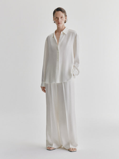 Tailored Wide Leg Trousers