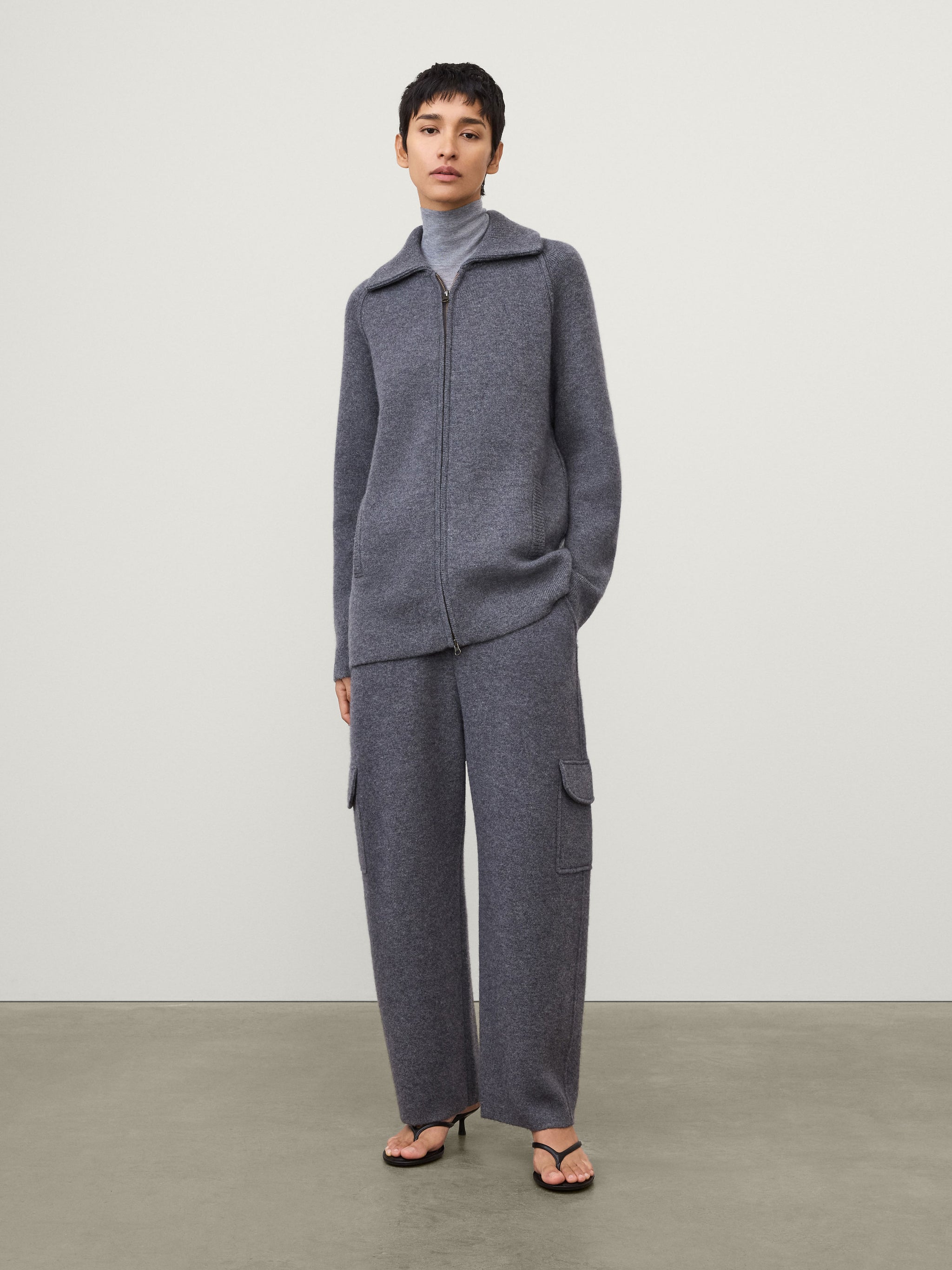 The Gardenia Zip Cardigan – LISA YANG