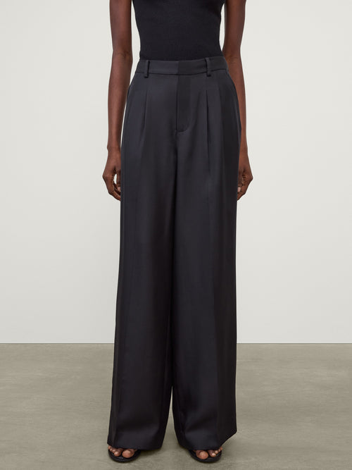 Tailored Wide Leg Trousers