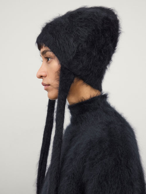 The Brushed Tied Hood