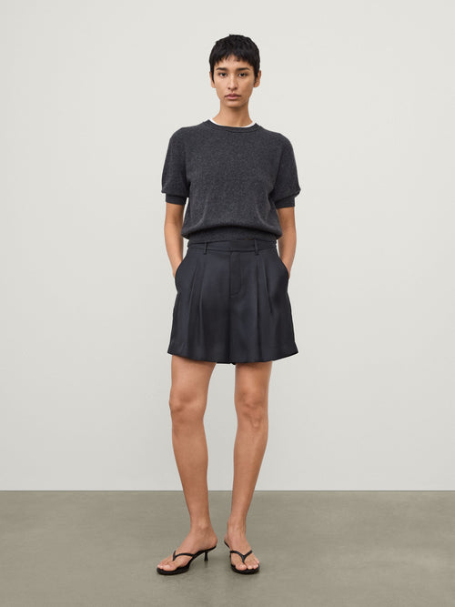 Tailored Wide Leg Shorts