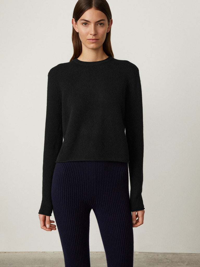 Lisa Yang Cashmere Ashley Sweater in Black